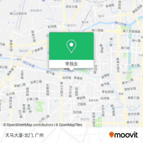 天马大厦-北门地图