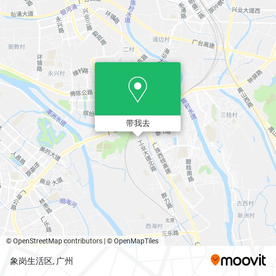 象岗生活区地图