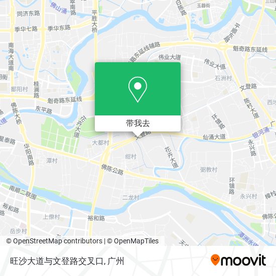 旺沙大道与文登路交叉口地图