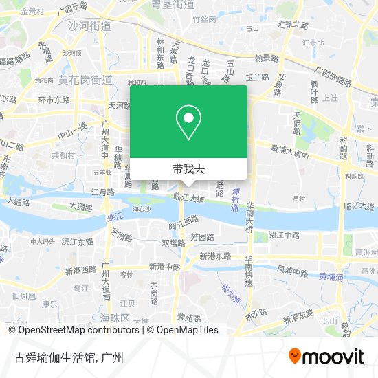 古舜瑜伽生活馆地图