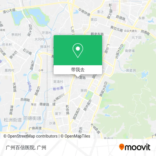 广州百信医院地图