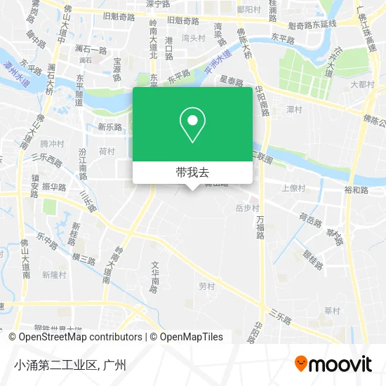 小涌第二工业区地图