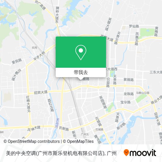 美的中央空调(广州市斯乐登机电有限公司店)地图