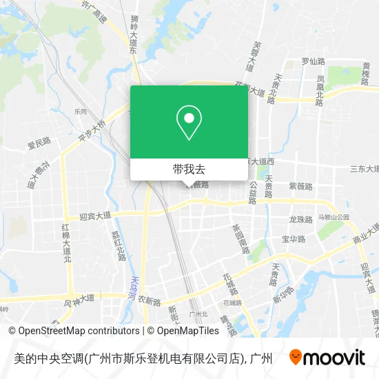 美的中央空调(广州市斯乐登机电有限公司店)地图