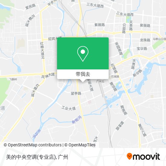 美的中央空调(专业店)地图