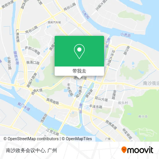 南沙政务会议中心地图