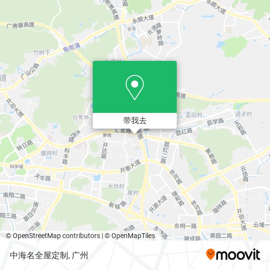 中海名全屋定制地图