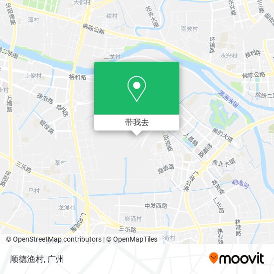 顺德渔村地图