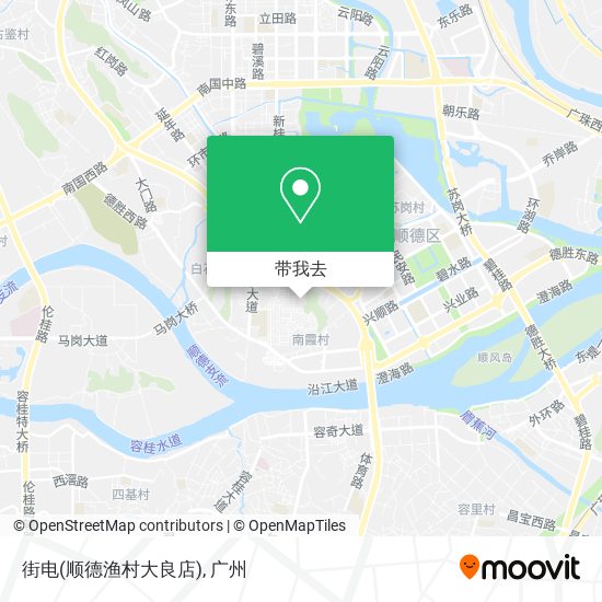 街电(顺德渔村大良店)地图