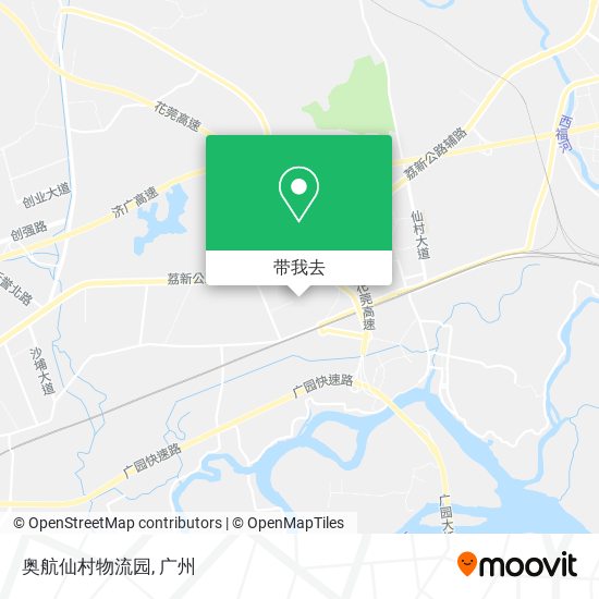 奥航仙村物流园地图