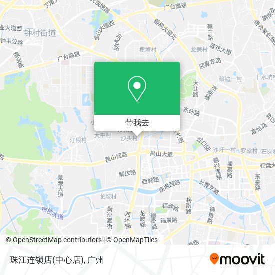 珠江连锁店(中心店)地图