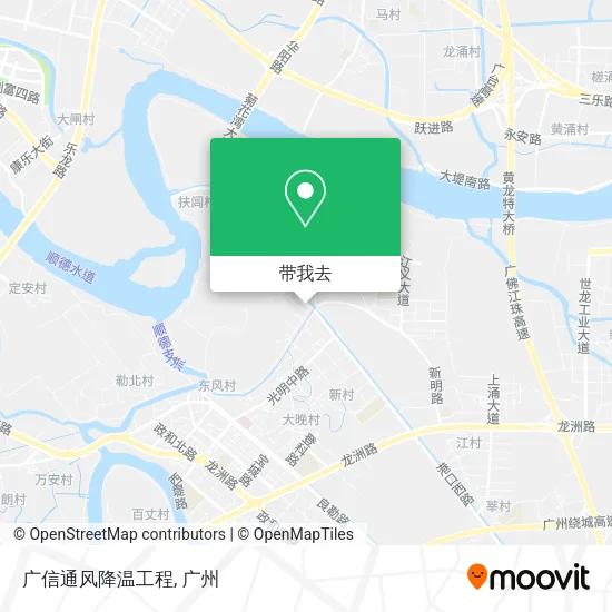 广信通风降温工程地图