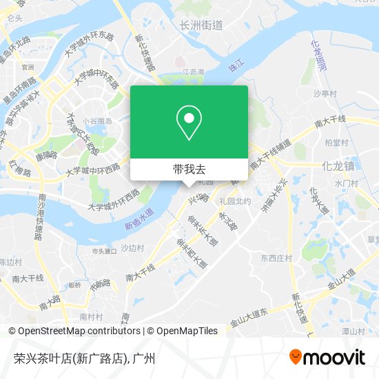 荣兴茶叶店(新广路店)地图