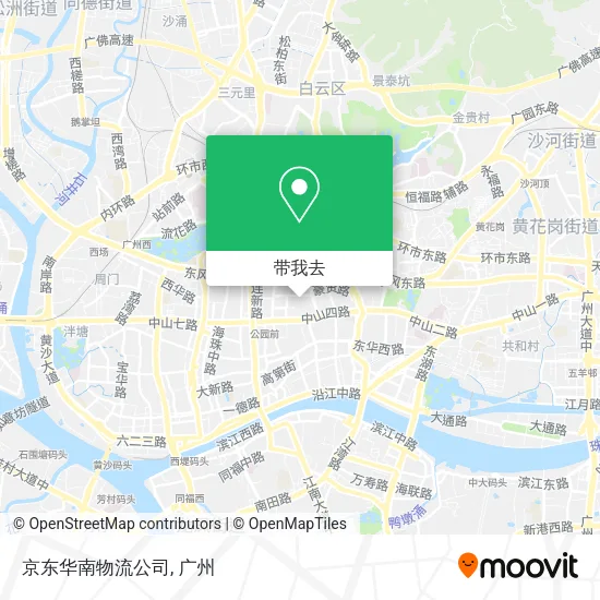 京东华南物流公司地图
