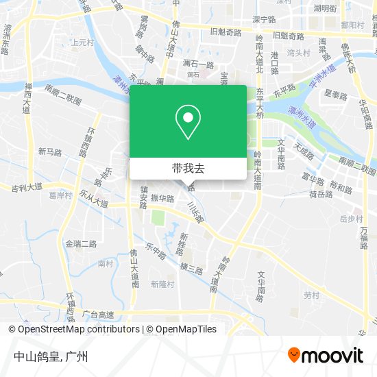 中山鸽皇地图