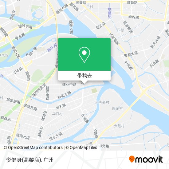 悦健身(高黎店)地图