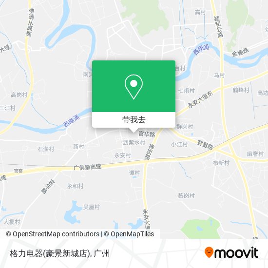 格力电器(豪景新城店)地图