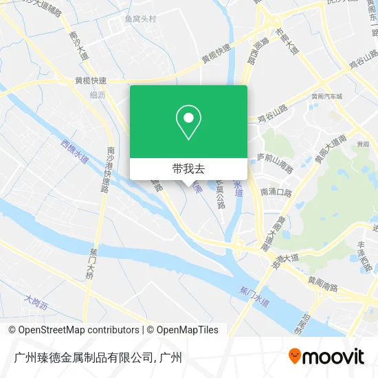 广州臻德金属制品有限公司地图