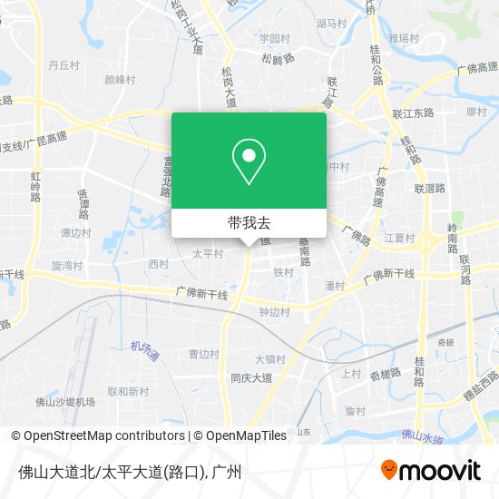 佛山大道北/太平大道(路口)地图