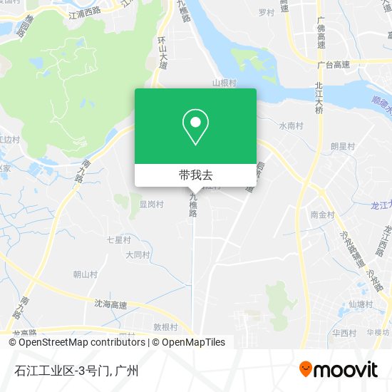 石江工业区-3号门地图