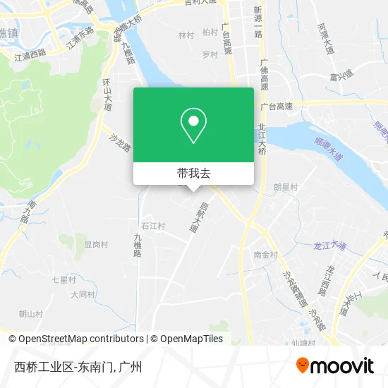 西桥工业区-东南门地图