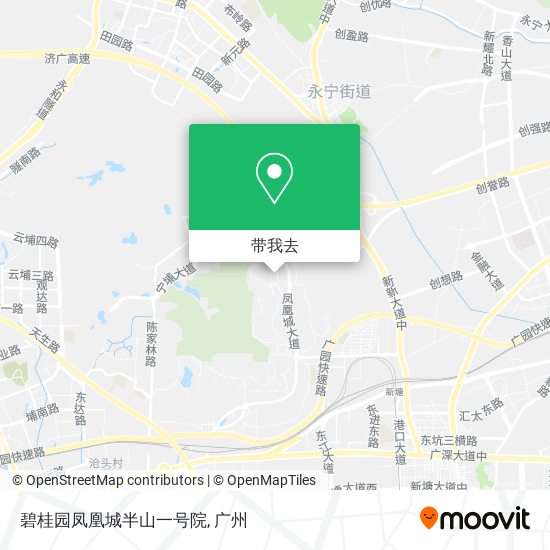 碧桂园凤凰城半山一号院地图