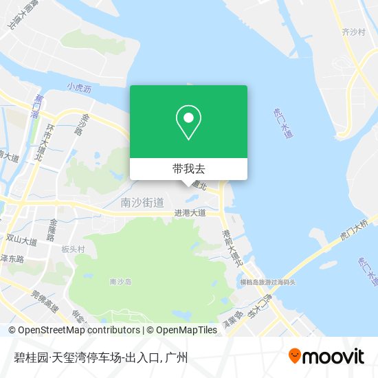 碧桂园·天玺湾停车场-出入口地图