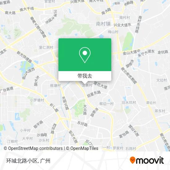 环城北路小区地图