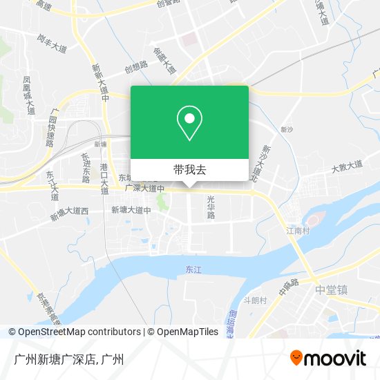 广州新塘广深店地图