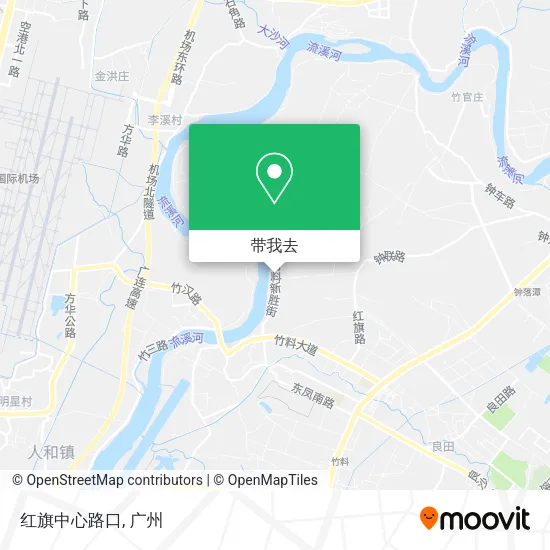 红旗中心路口地图