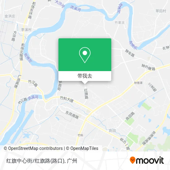 红旗中心街/红旗路(路口)地图