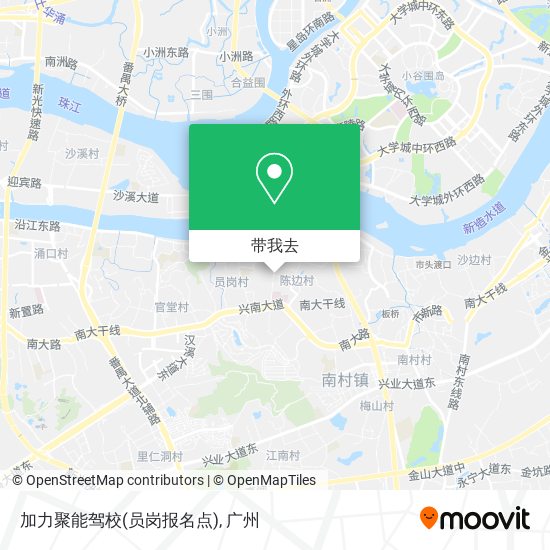 加力聚能驾校(员岗报名点)地图