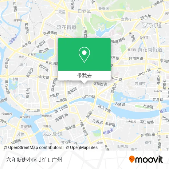 六和新街小区-北门地图