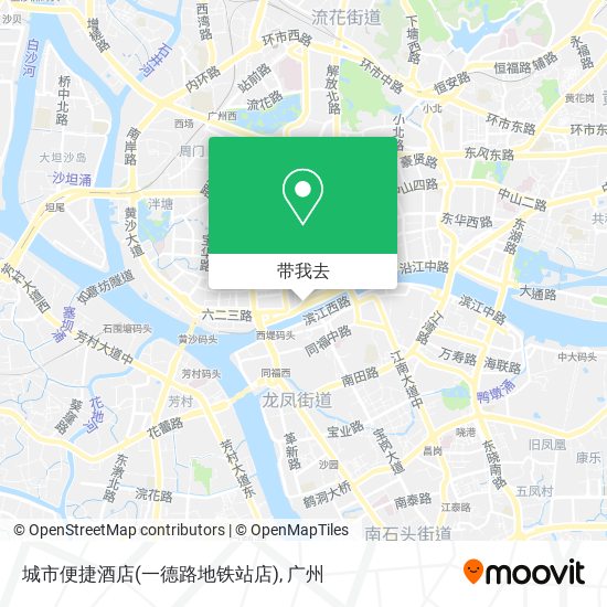 城市便捷酒店(一德路地铁站店)地图