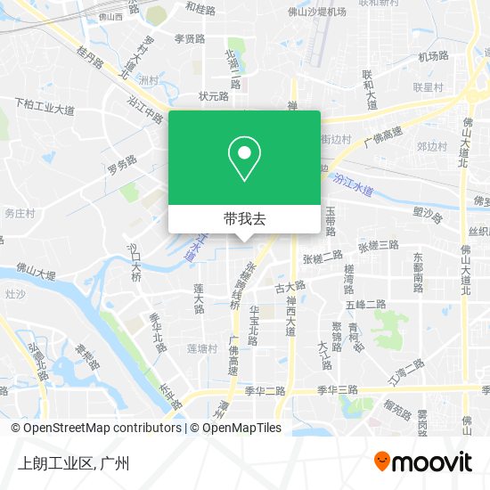 上朗工业区地图