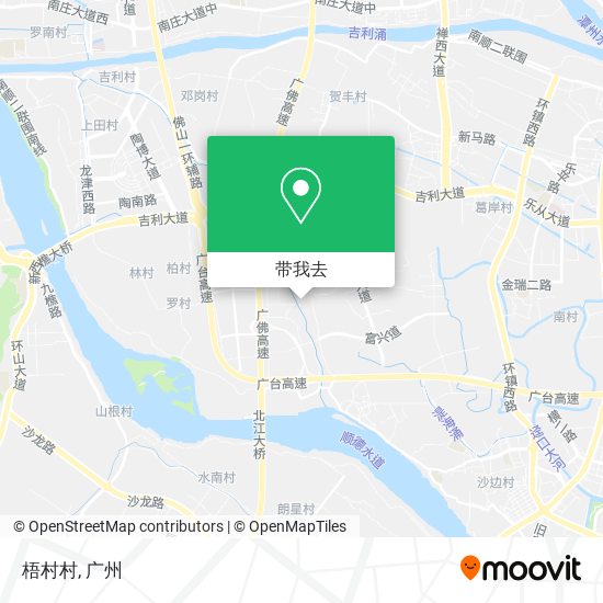 梧村村地图