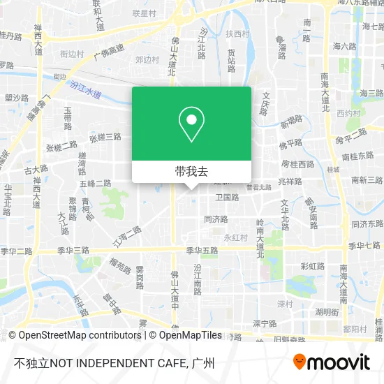 不独立NOT INDEPENDENT CAFE地图