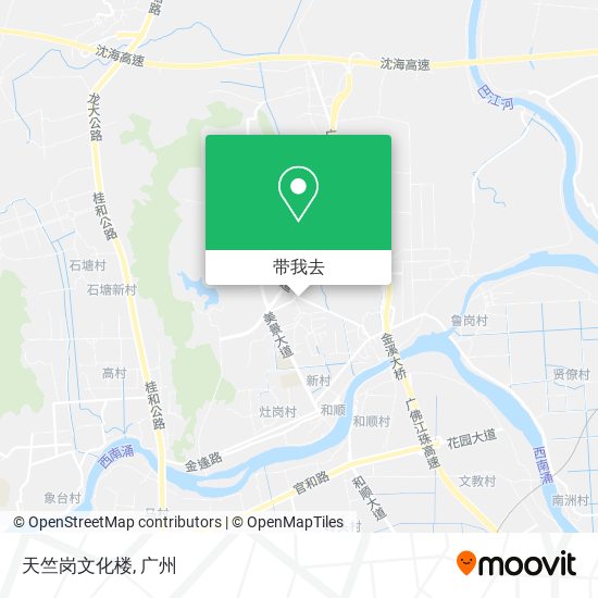 天竺岗文化楼地图