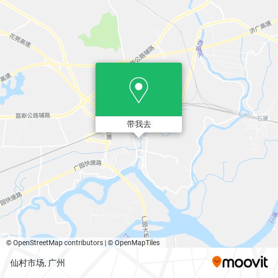仙村市场地图