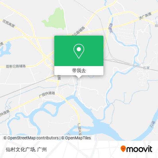 仙村文化广场地图