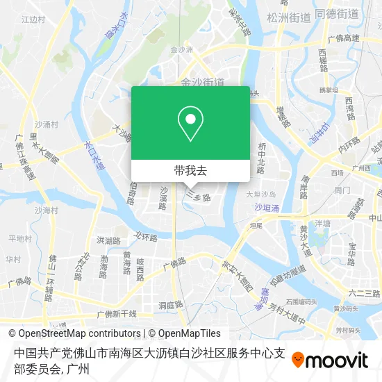 中国共产党佛山市南海区大沥镇白沙社区服务中心支部委员会地图