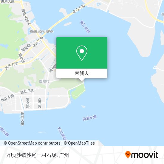 万顷沙镇沙尾一村石场地图