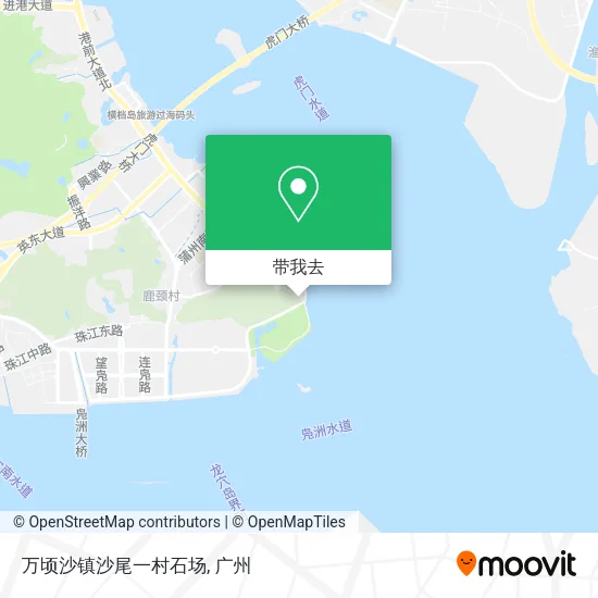 万顷沙镇沙尾一村石场地图