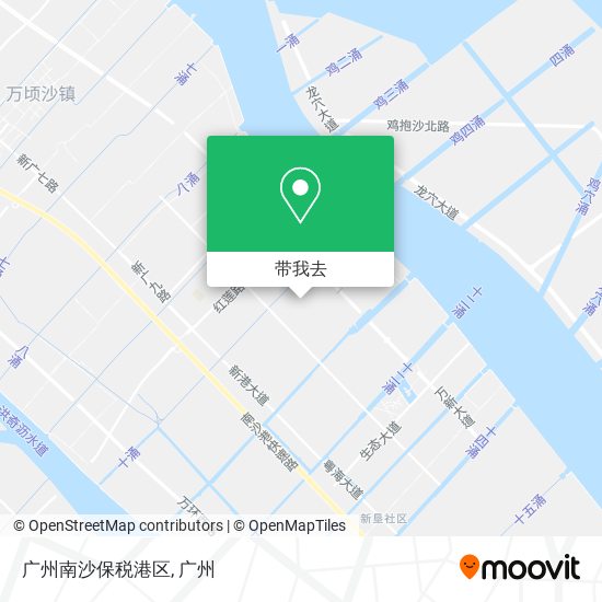 广州南沙保税港区地图