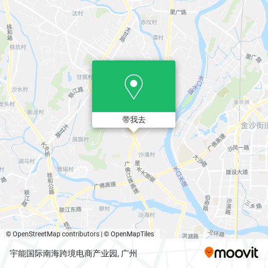宇能国际南海跨境电商产业园地图
