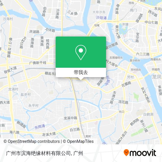 广州市滨海绝缘材料有限公司地图