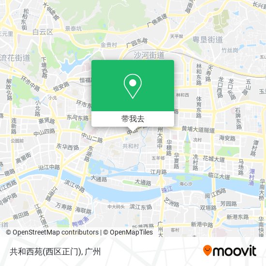 共和西苑(西区正门)地图