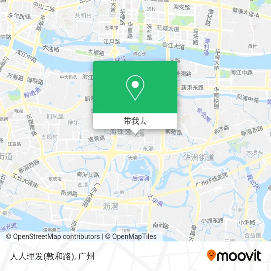 人人理发(敦和路)地图