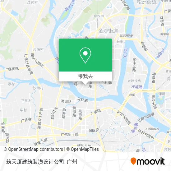 筑天厦建筑装潢设计公司地图