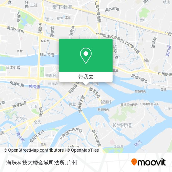海珠科技大楼金域司法所地图